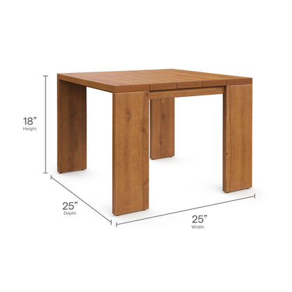 Tahoe 5-Piece Outdoor Patio Acacia Wood Furniture Set by Modway