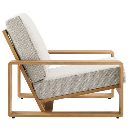 Lirienne 4-Piece Outdoor Patio Aluminum Faux Wood Furniture Set by Modway