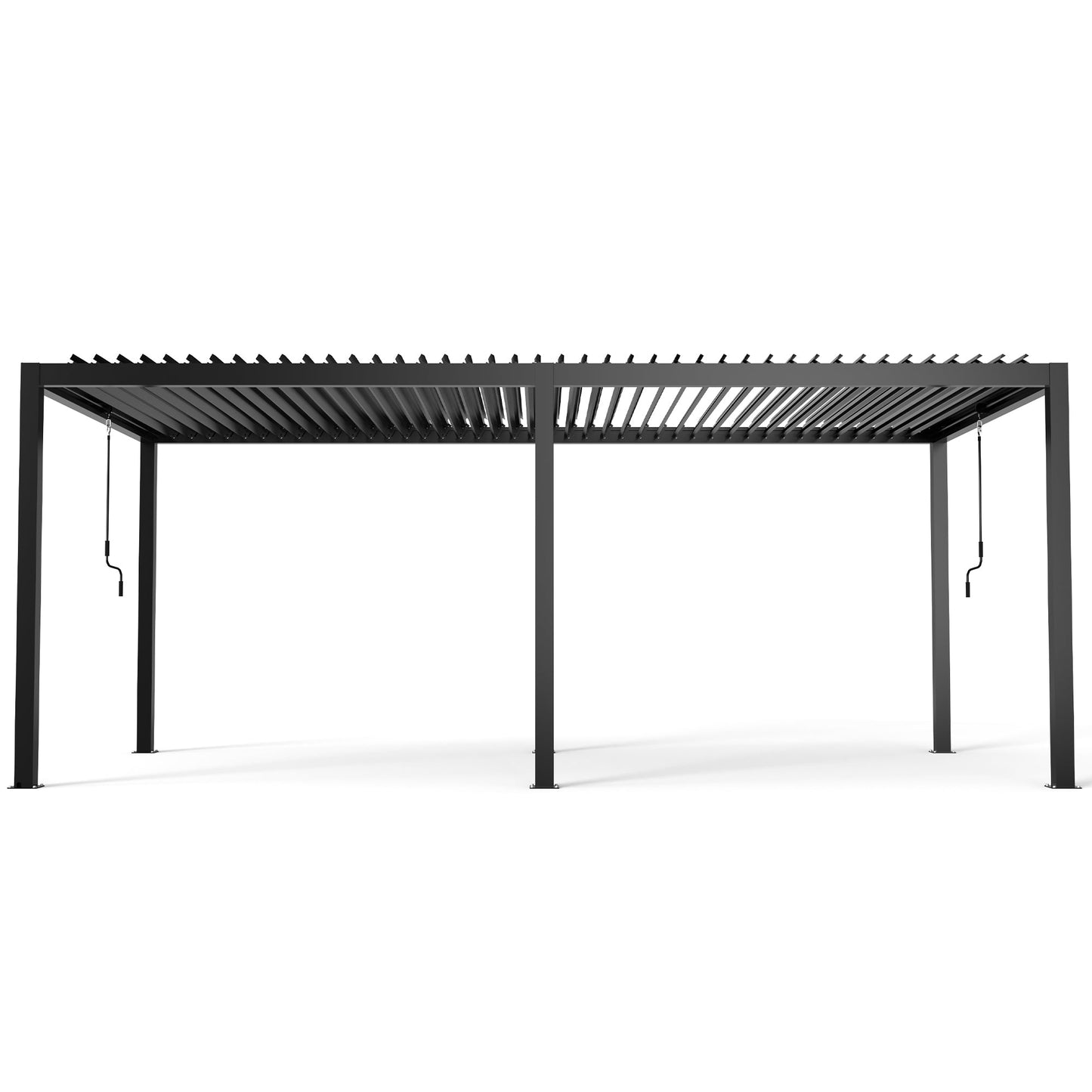 8640E Louver Pergola 10x19FT